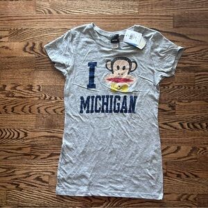 Paul Frank I Michigan tshirt size medium NWT
